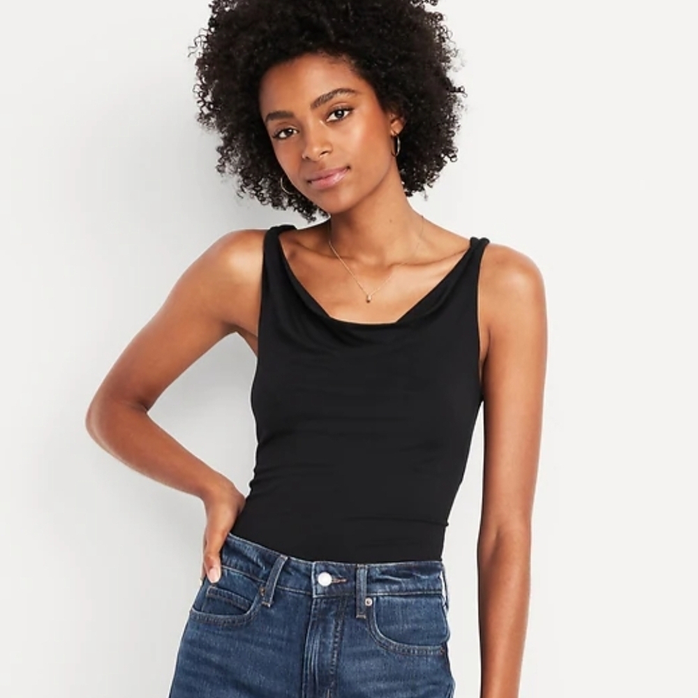 Black Sleeveless Top